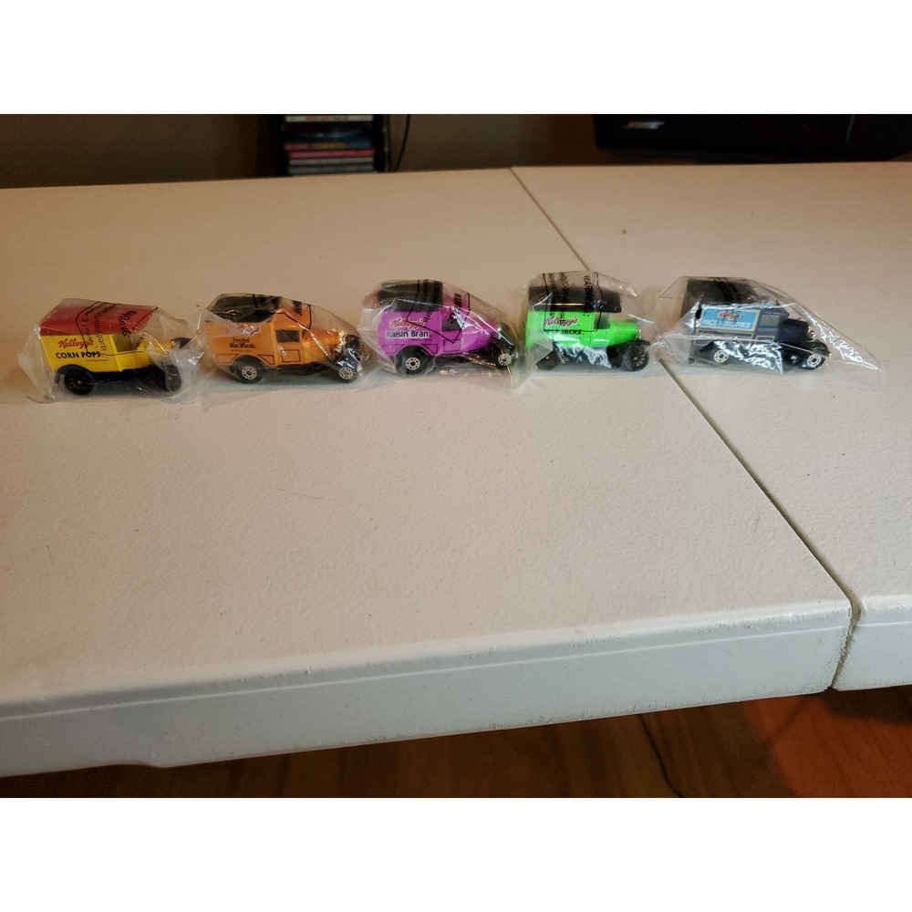 Vintage Kelloggs Matchbox Trucks
